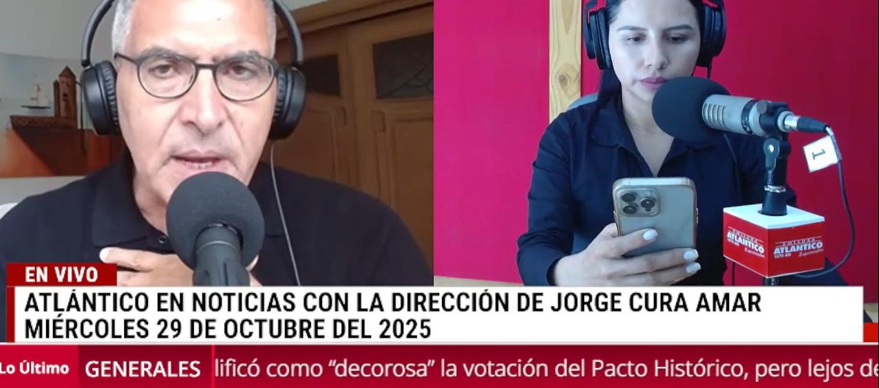 Transmisión de Atlántico en Noticias.