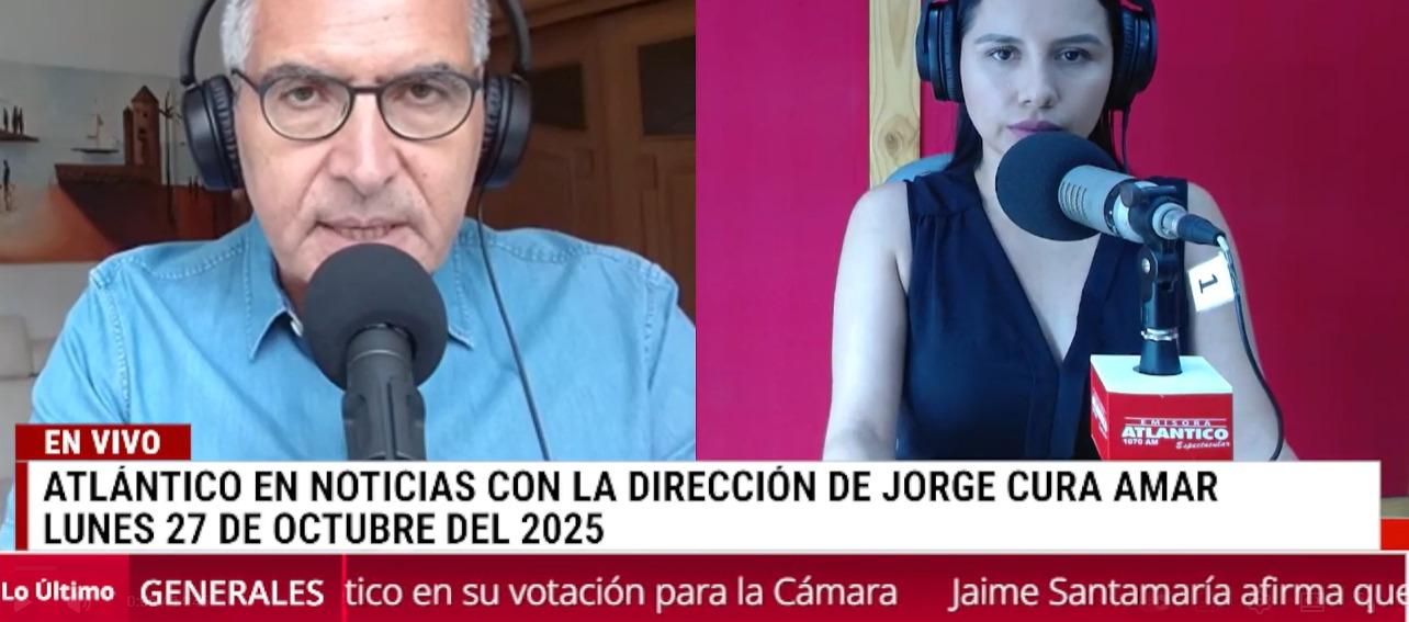 Transmisión de Atlántico en Noticias.