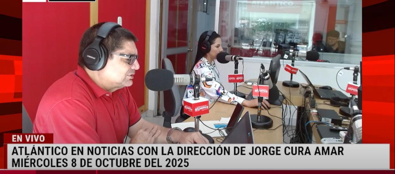Transmisión de Atlántico en Noticias.