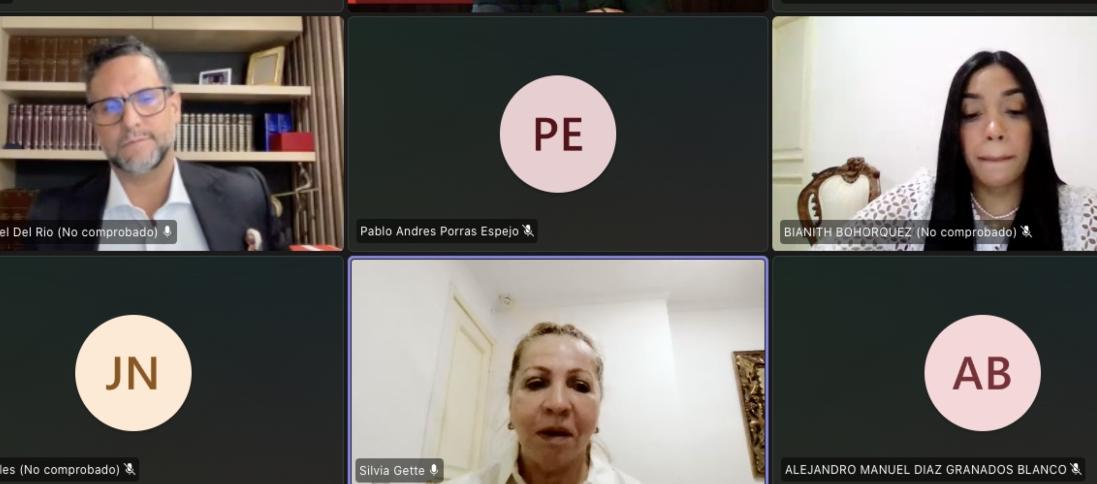 Aspecto de la audiencia de alegatos finales en el juicio contra Silvia Gette Ponce. 