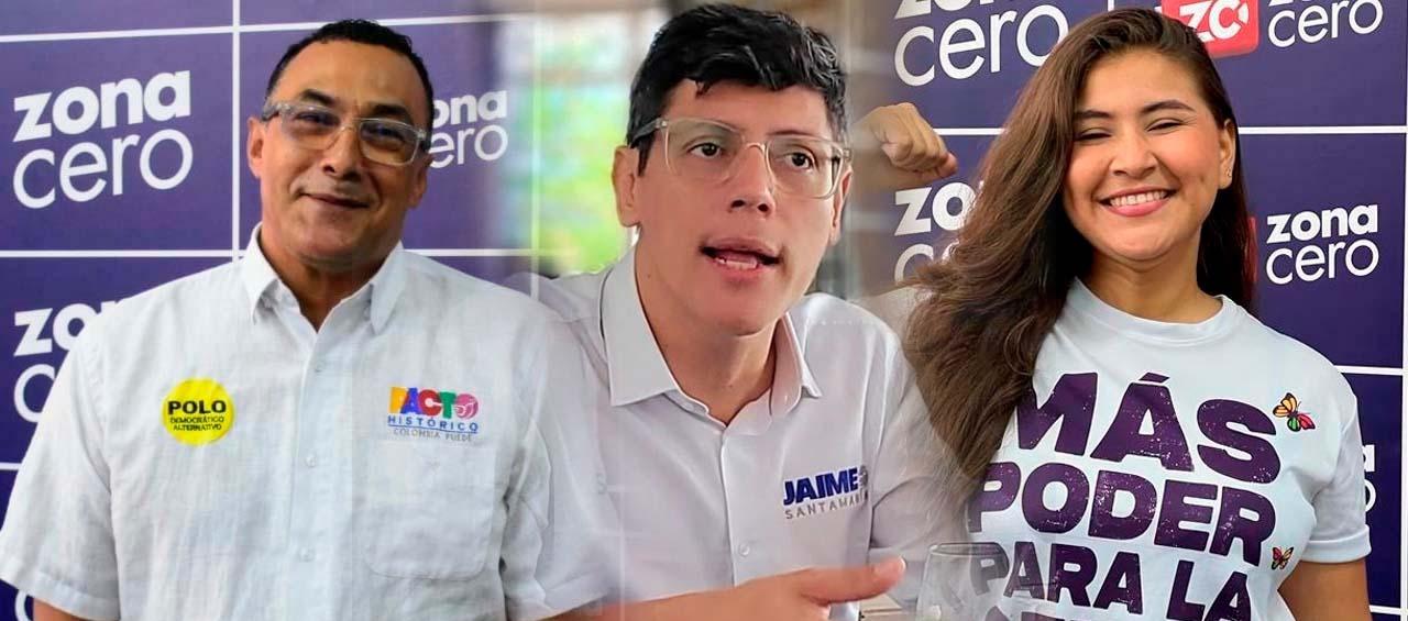 Antonio Bohórquez, Jaime Arturo Santamaría Acosta y Andrea Carolina Vargas De La Hoz.