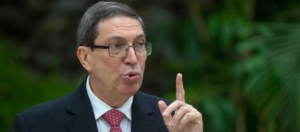 El canciller cubano, Bruno Rodríguez.
