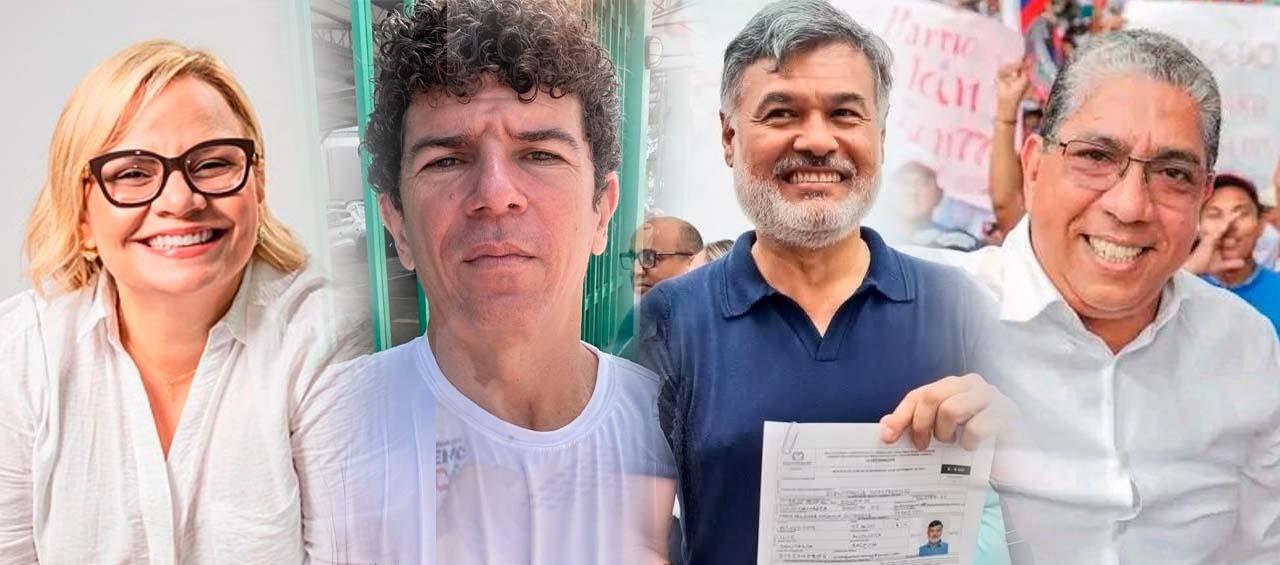 María Margarita Guerra, el 'Mono' Martínez, Luis Augusto Santana y Rafael Emilio Noya.