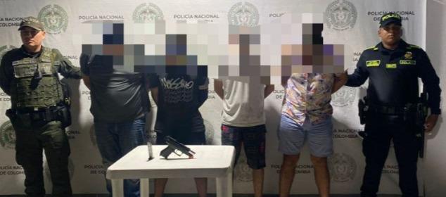 Capturados en Santa Marta. 