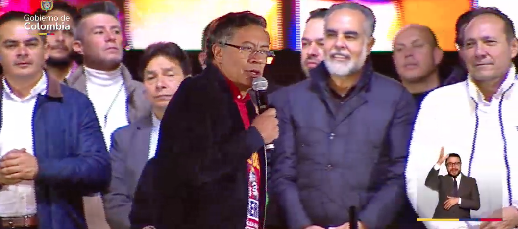 Gustavo Petro, Presidente de Colombia. 