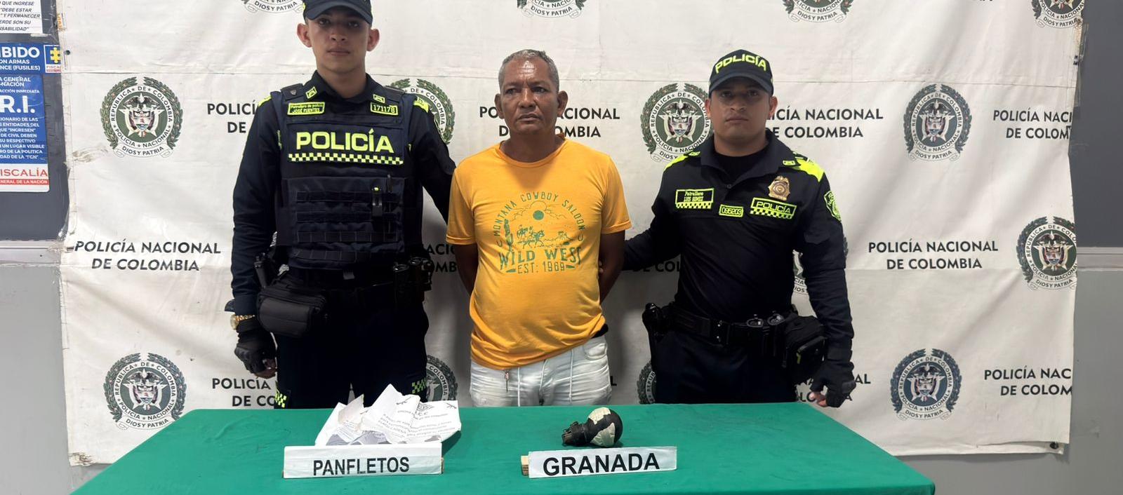 El hombre fue conducido por la Policía a la URI de la Fiscalía. 