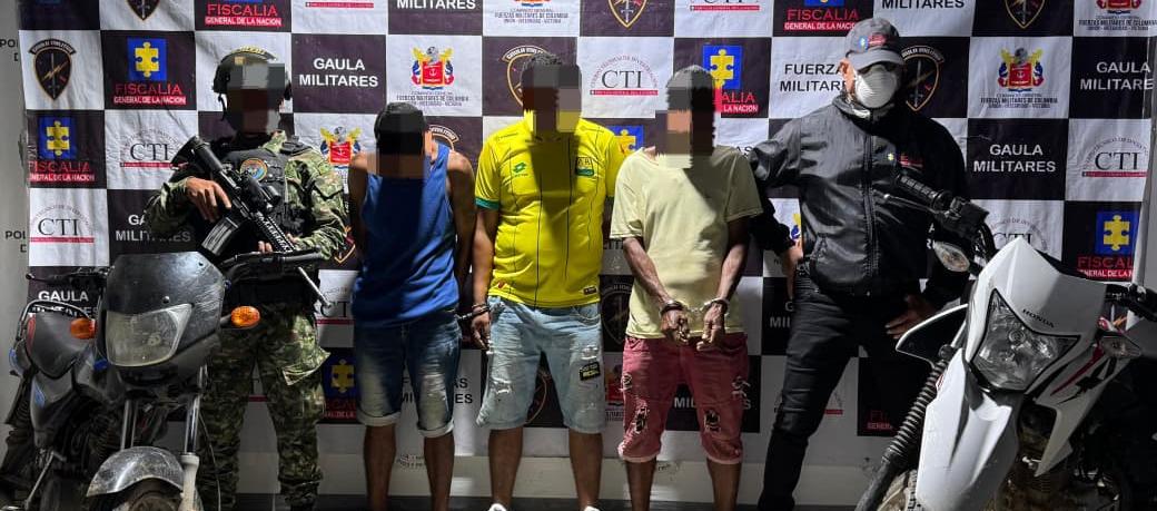 Capturados por el Gaula.