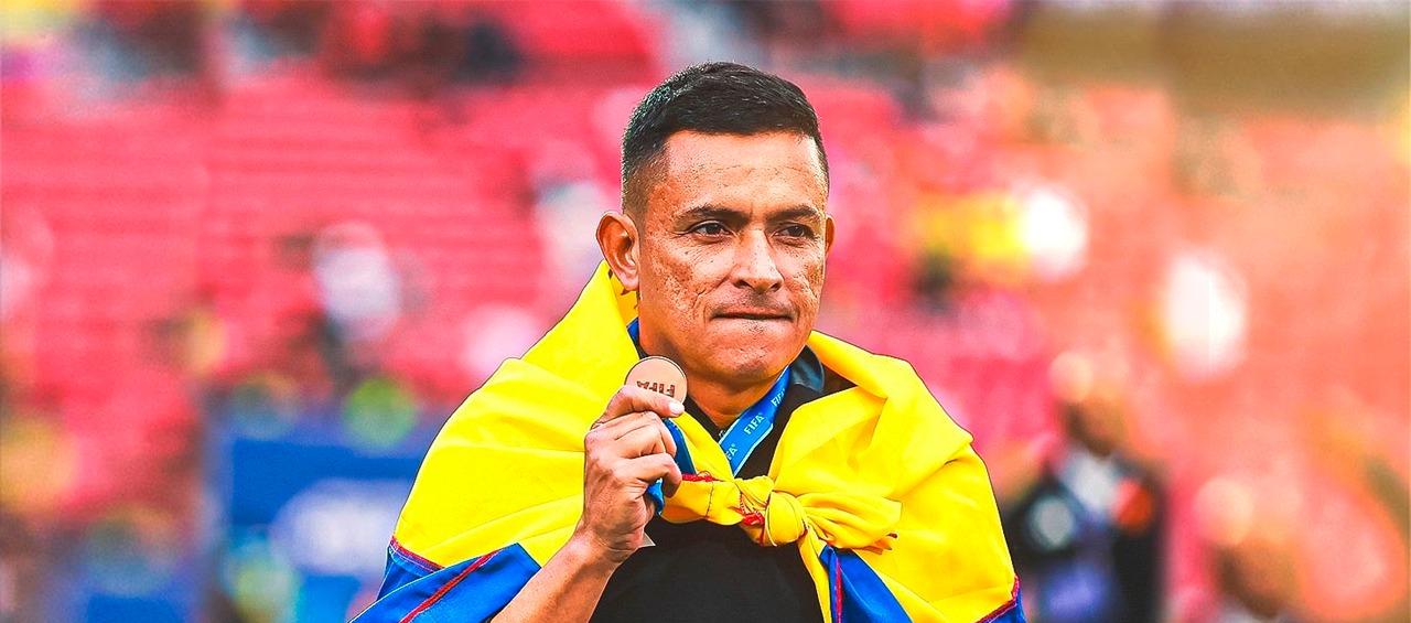César Torres, técnico de la selección Colombia Sub 20. 