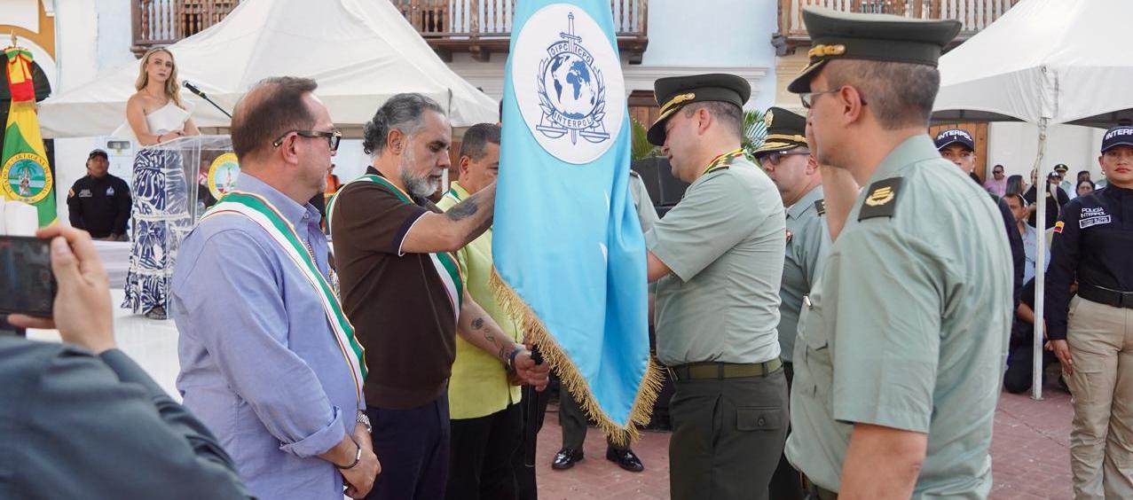Ceremonia de lanzamiento oficial de las capacidades de Interpol en Cartagena.