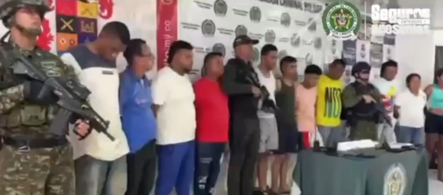 Capturados presuntos integrantes del 'Clan del Golfo'. 