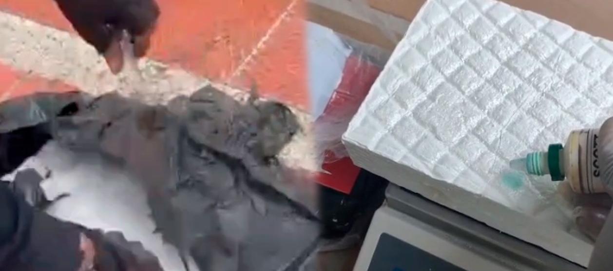 Clorhidrato de cocaína hallada en playas de Santa Verónica