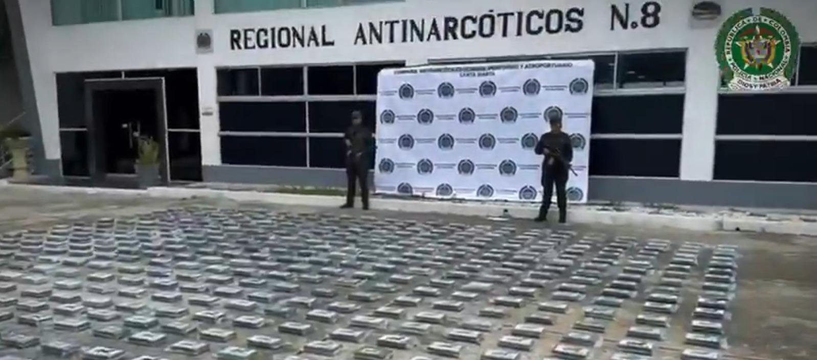 La droga estaba oculta en un contenedor con destino a Southampton, Reino Unido. 