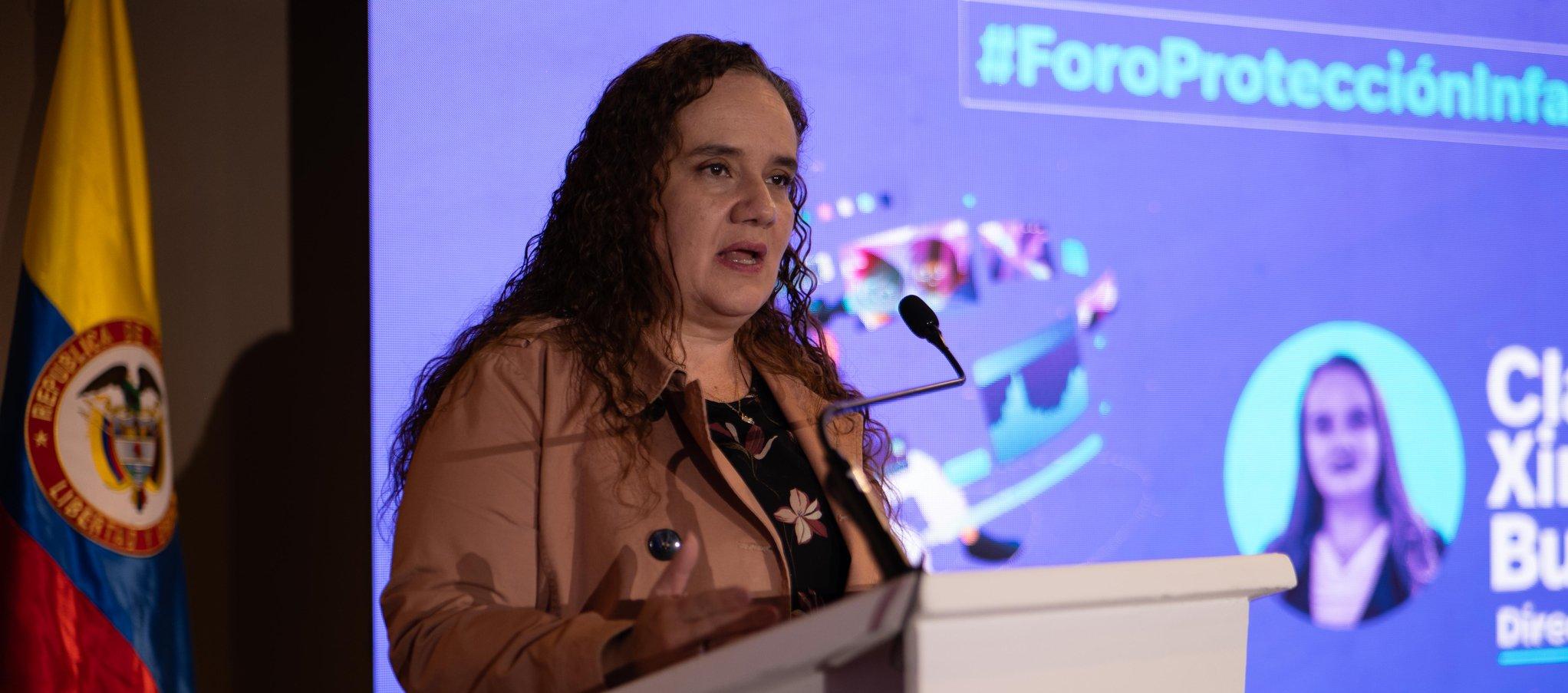 Claudia Ximena Bustamante, directora ejecutiva de la CRC.