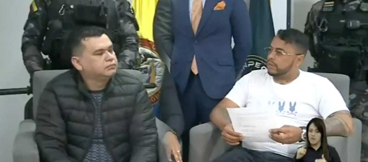 Digno Palomino y Jorge Eliécer Díaz Collazos, alias 'Castor'.