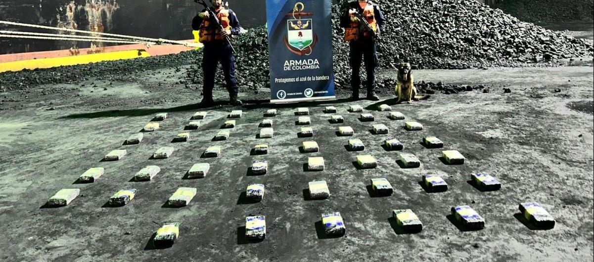 Droga incautada en Barranquilla.