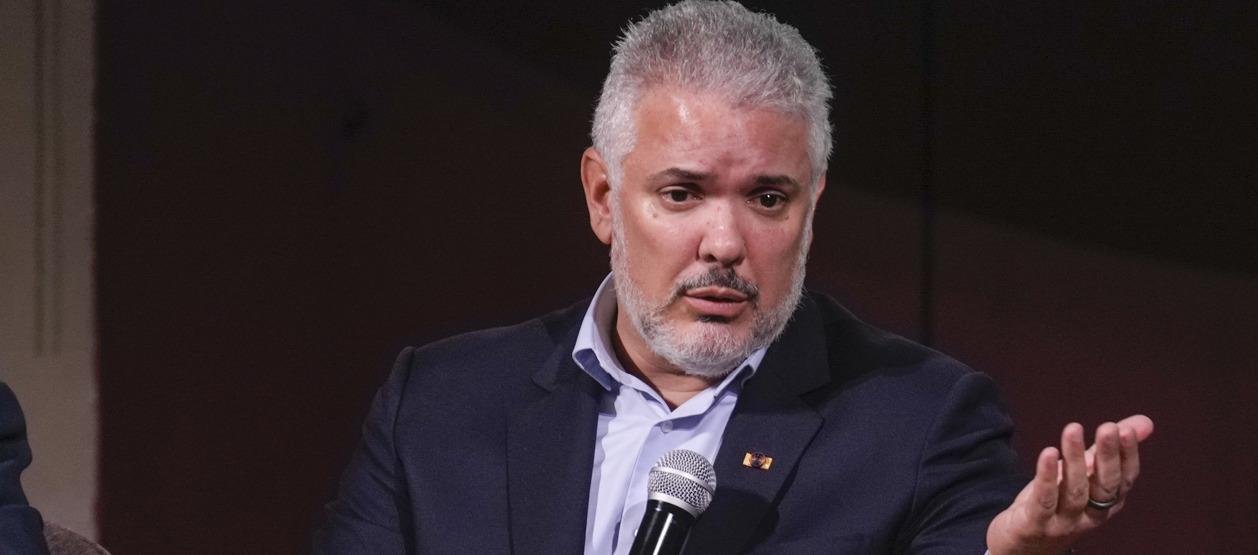 El expresidente colombiano Iván Duque.