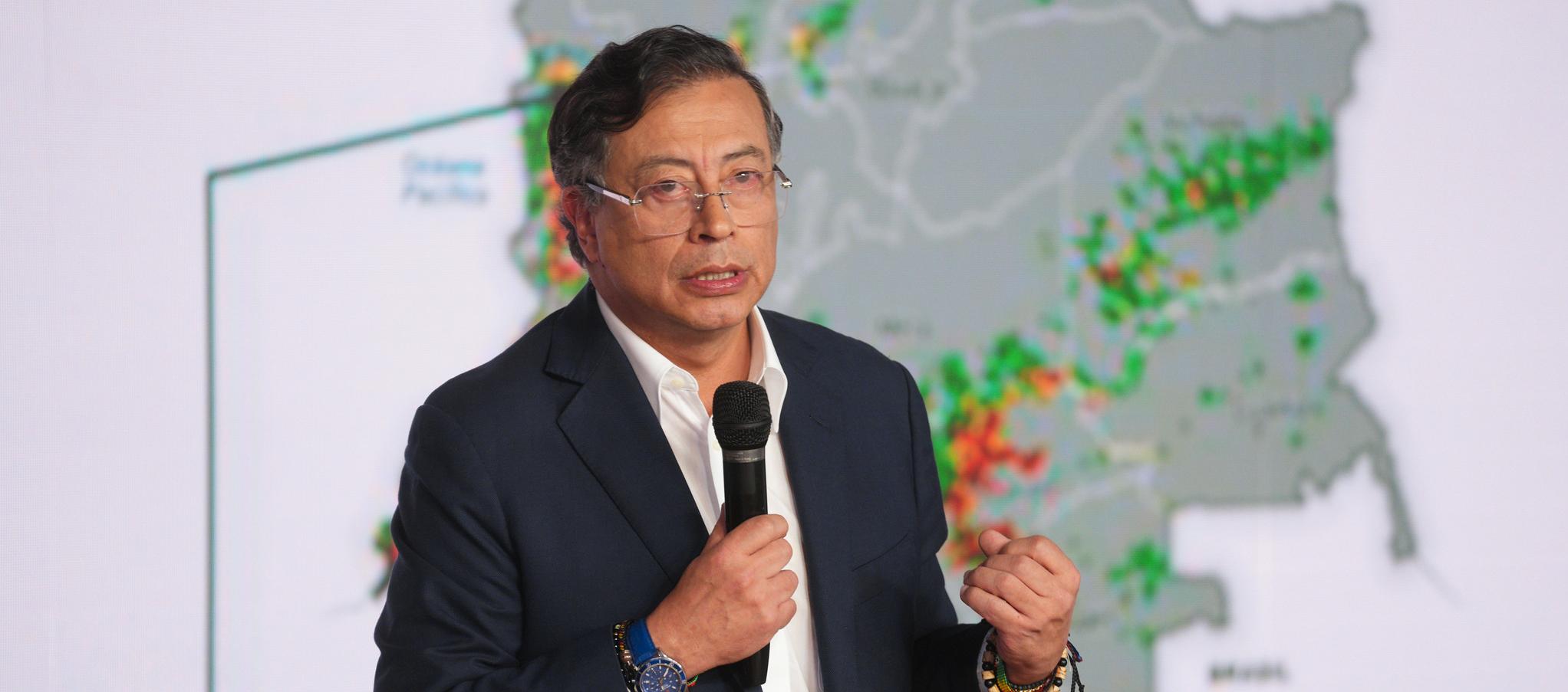 El Presidente Gustavo Petro.