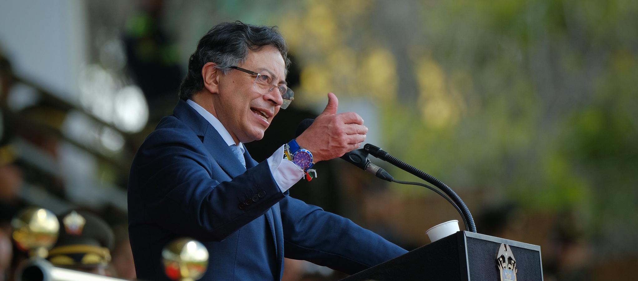 El Presidente Gustavo Petro.