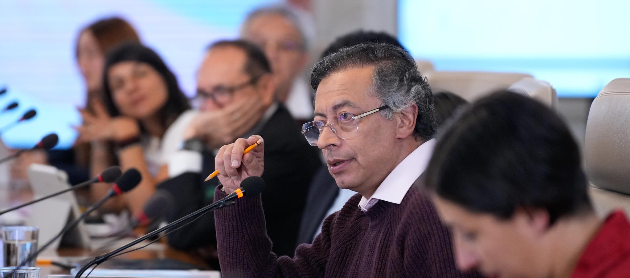 El Presidente Gustavo Petro.