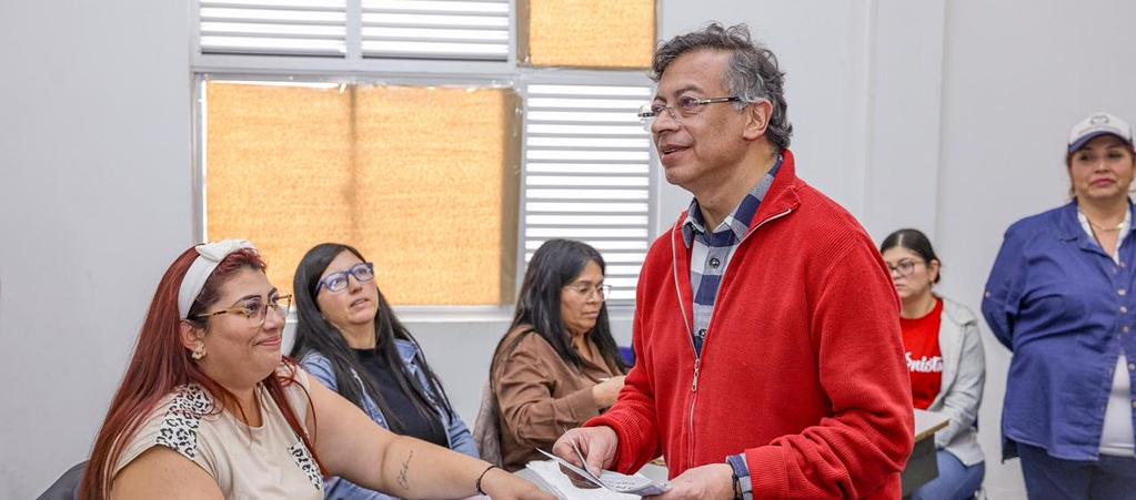 El Presidente Gustavo Petro.