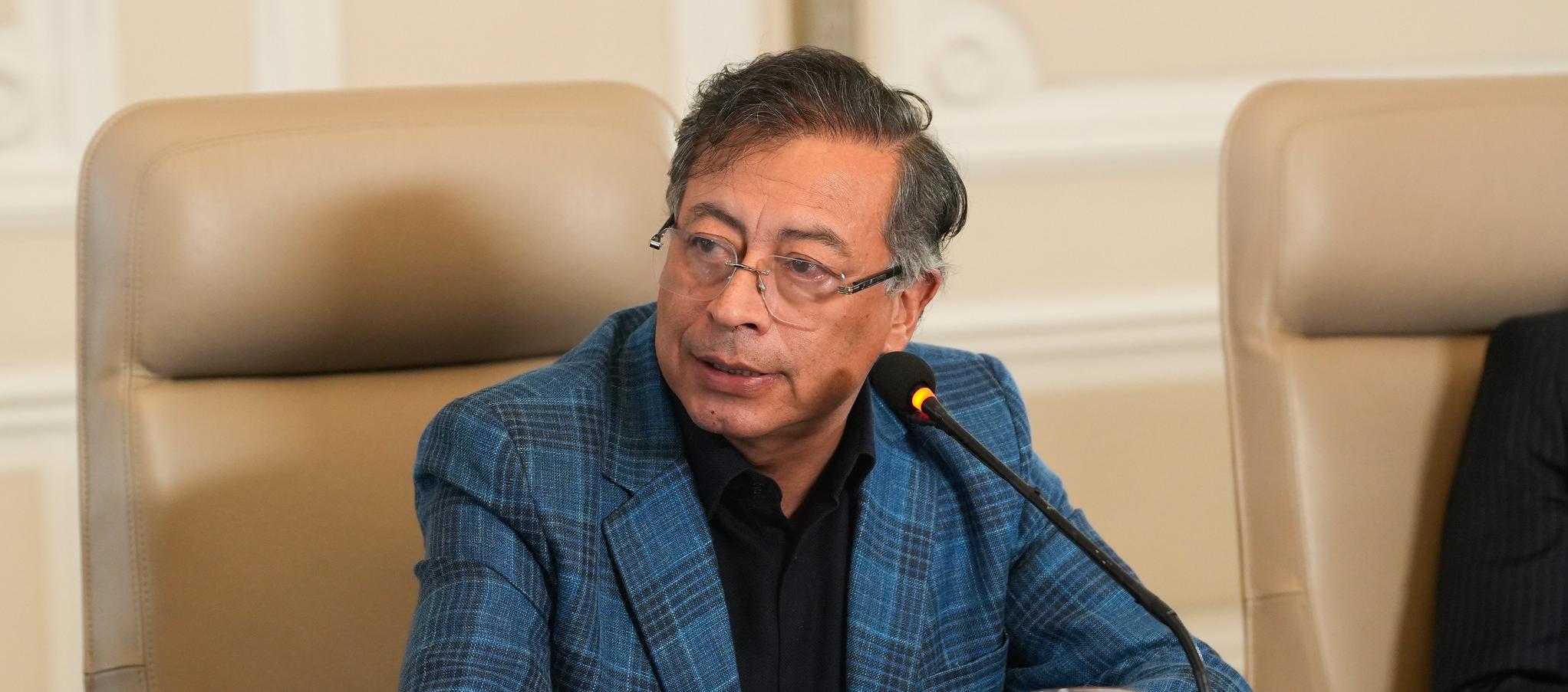 El Presidente Gustavo Petro.