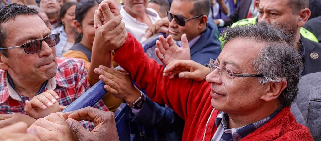 El Presidente Gustavo Petro. 