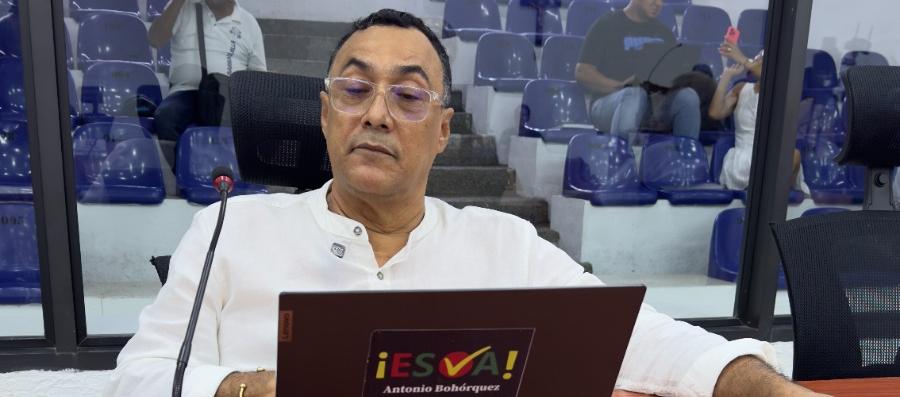 El concejal Antonio Bohórquez.