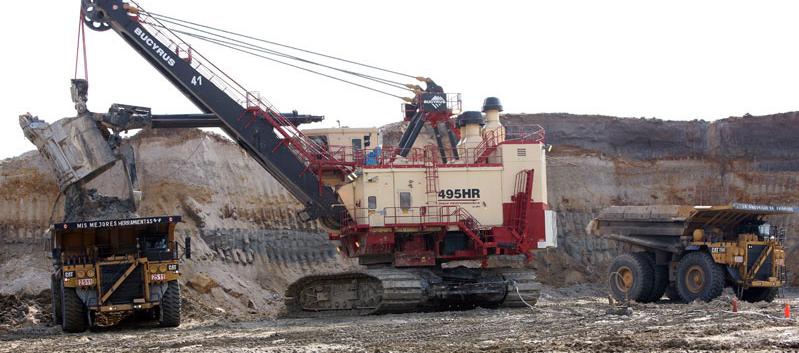 Extracción de carbón.