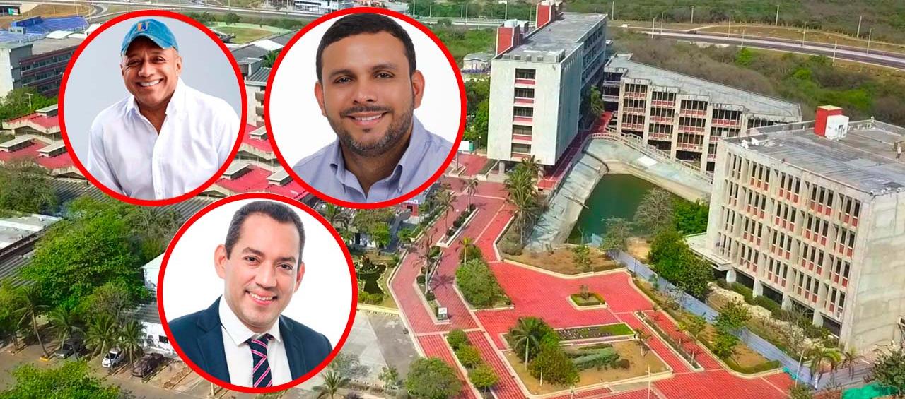 Álvaro González Aguilar, Wilson Quimbayo Ospino y Danilo Hernández