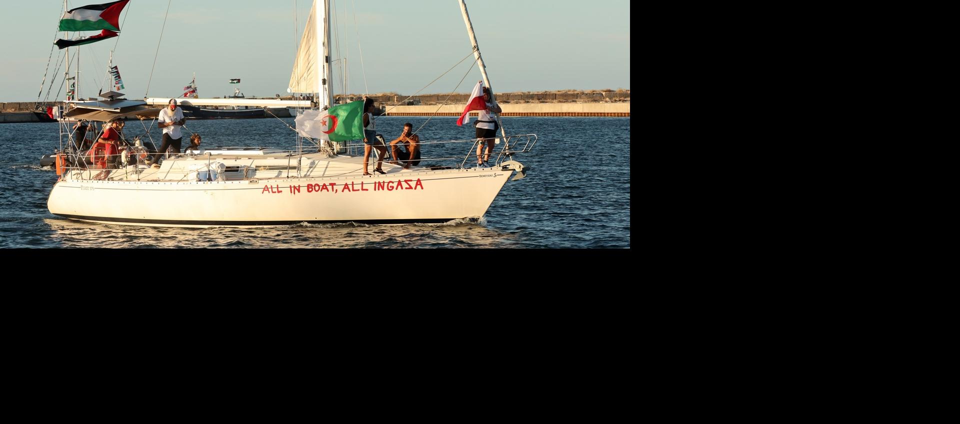 Barco de la Flotilla Global Sumud (GSF).
