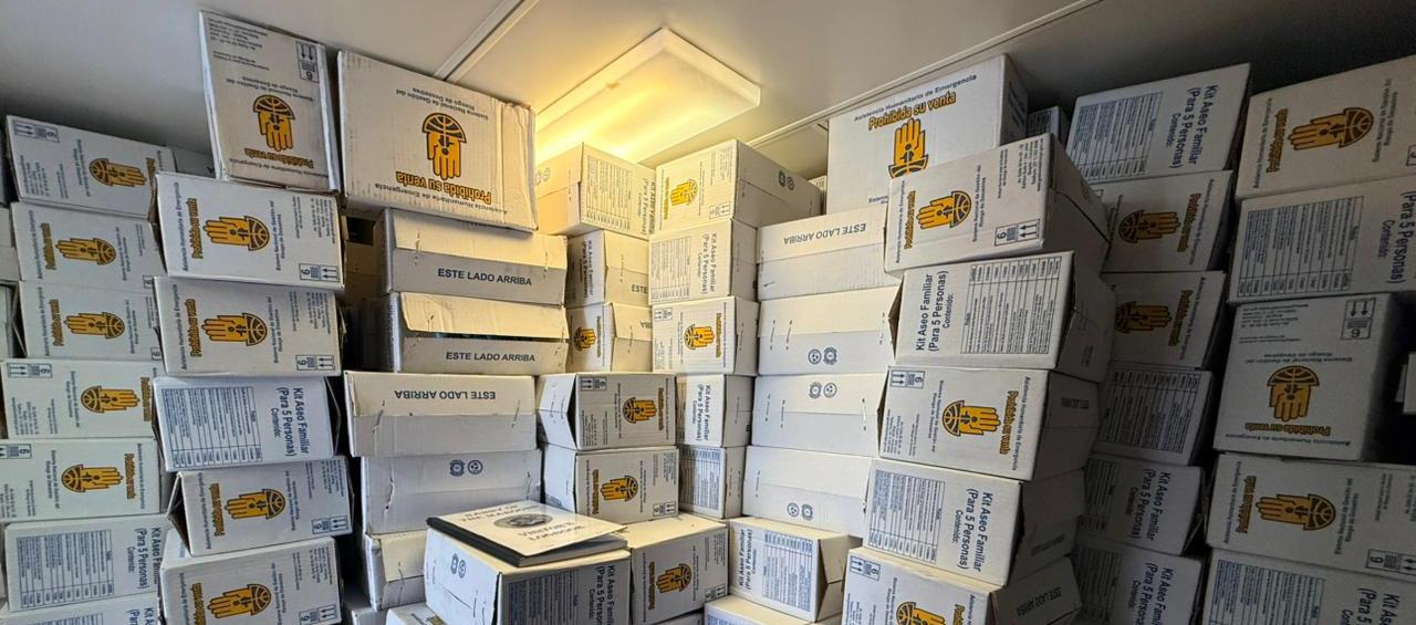 Ayuda humanitaria de Colombia a Jamaica.