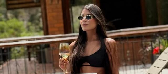 La ex señorita Antioquia, Laura Gallego.