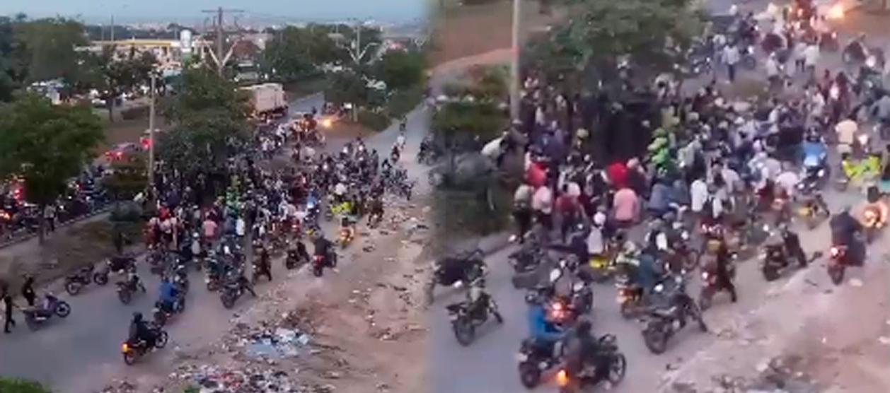 Lugar donde ocurrió el ataque a bala, a un lado de la Circunvalar. 