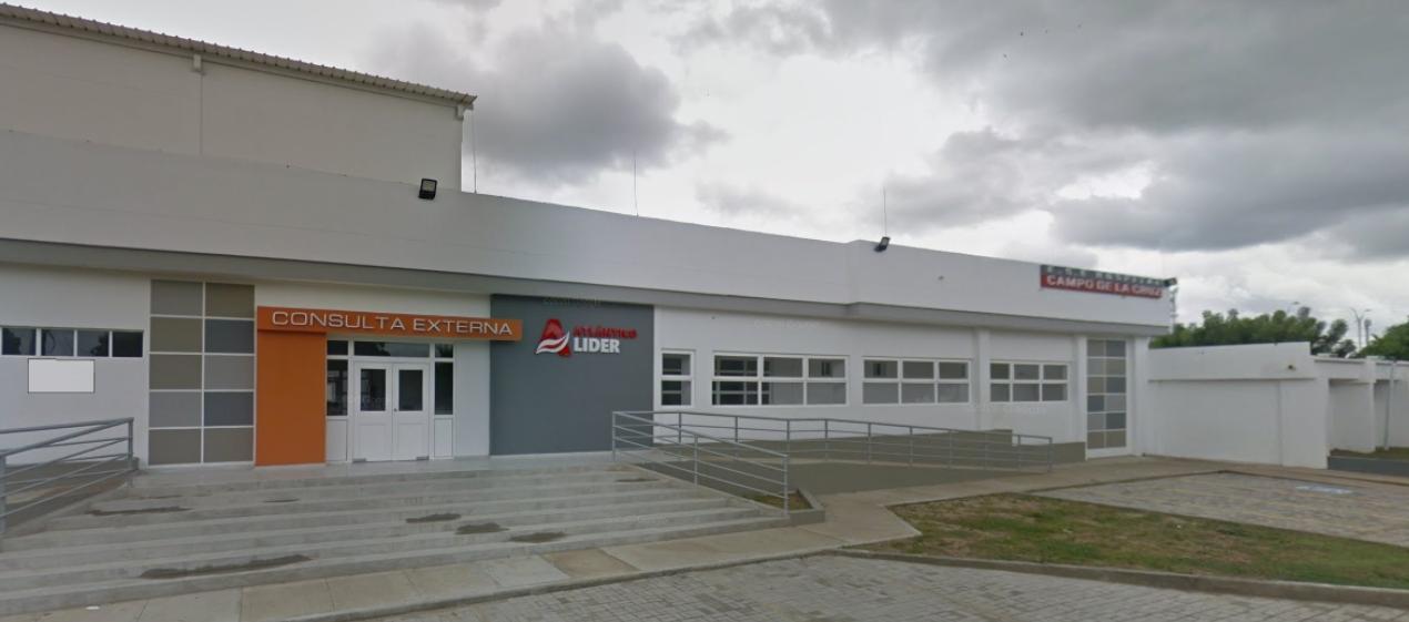 Hospital de Campo de la Cruz, a donde fue llevada la víctima. 