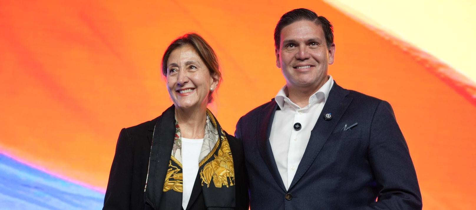 Ingrid Betancourt y Juan Carlos Pinzón.