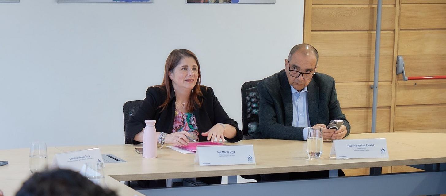 Iris Marín Ortiz, defensora del Pueblo.