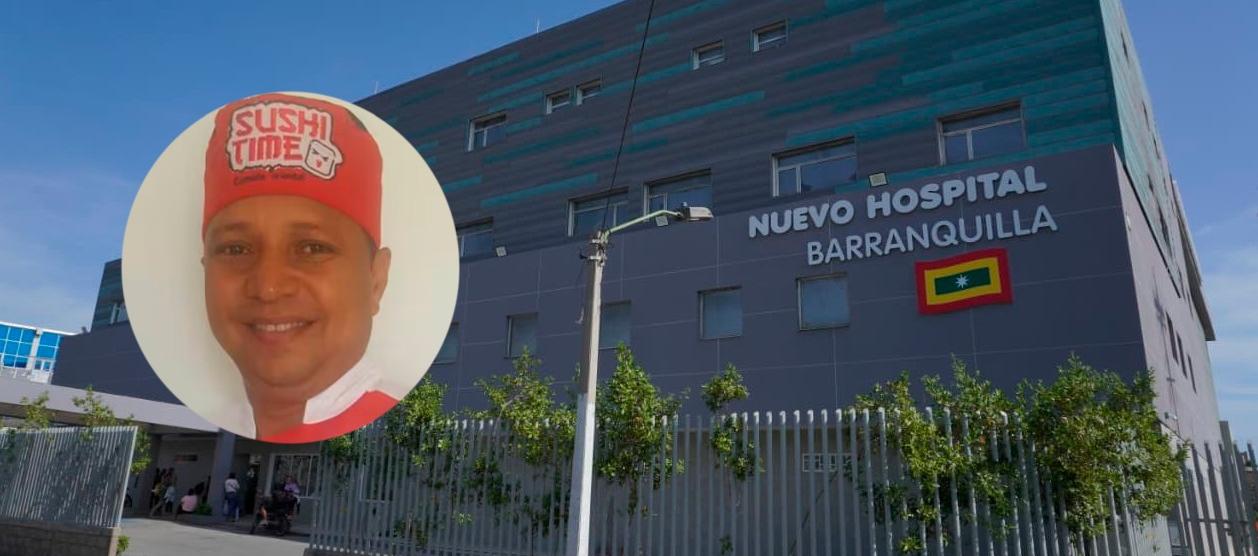 Jaime Ruiz Buelvas se encuentra en el Nuevo Hospital General de Barranquilla. 