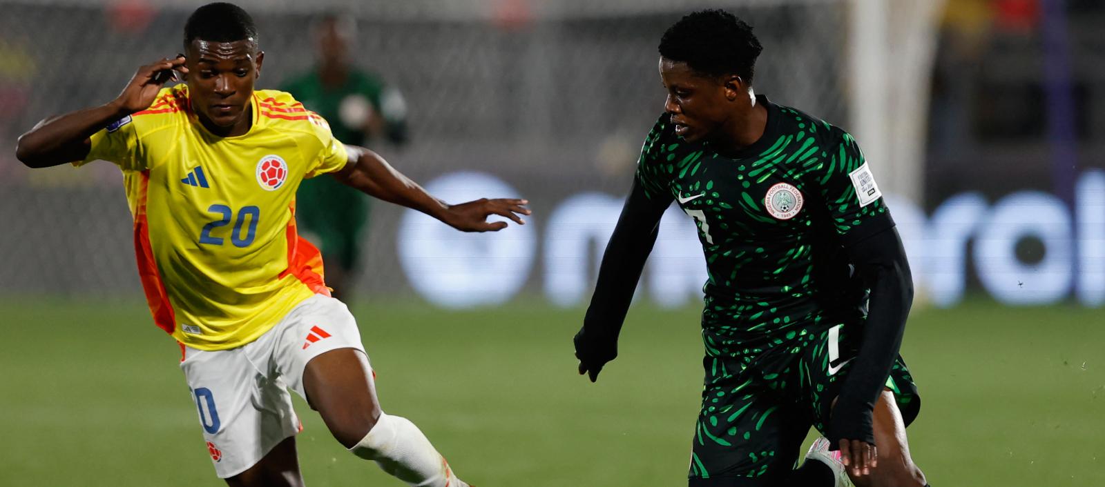 Joel Canchimbo, extremo de la Selección Colombia.