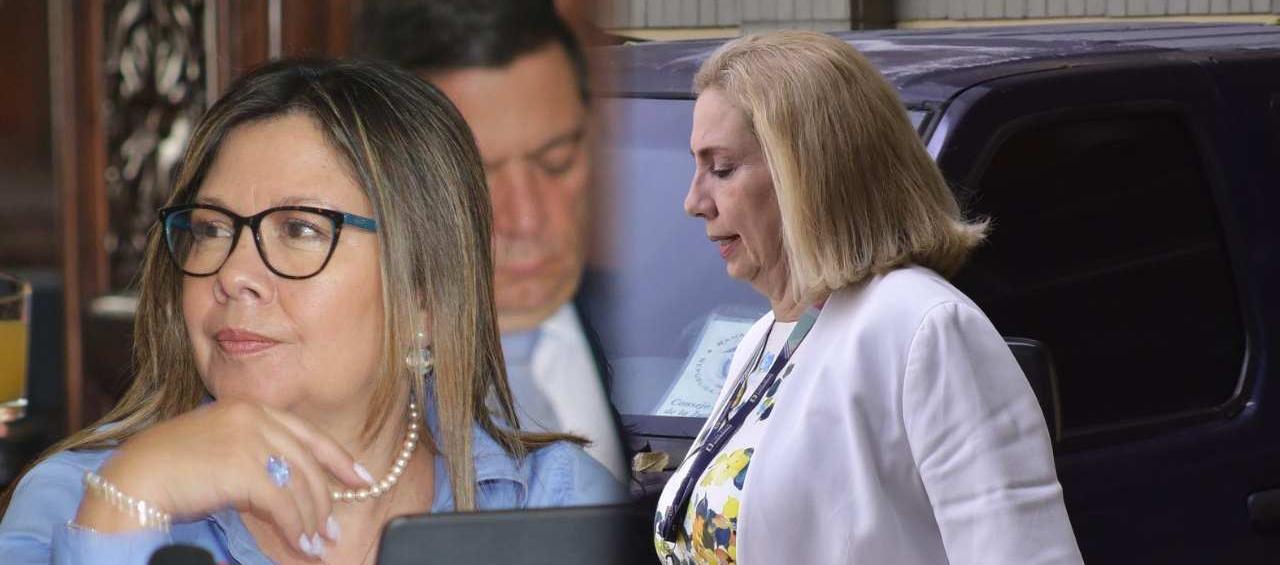 La Fiscal Luz Adriana Camargo y la fiscal 3 Lucy Marcela Laborde.