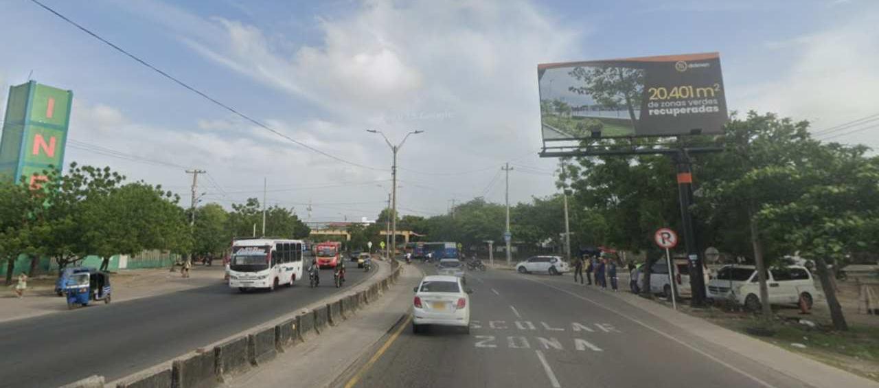 Lugar donde murió la mujer.