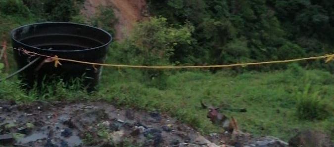 Lugar donde se presentó la creciente súbita. 