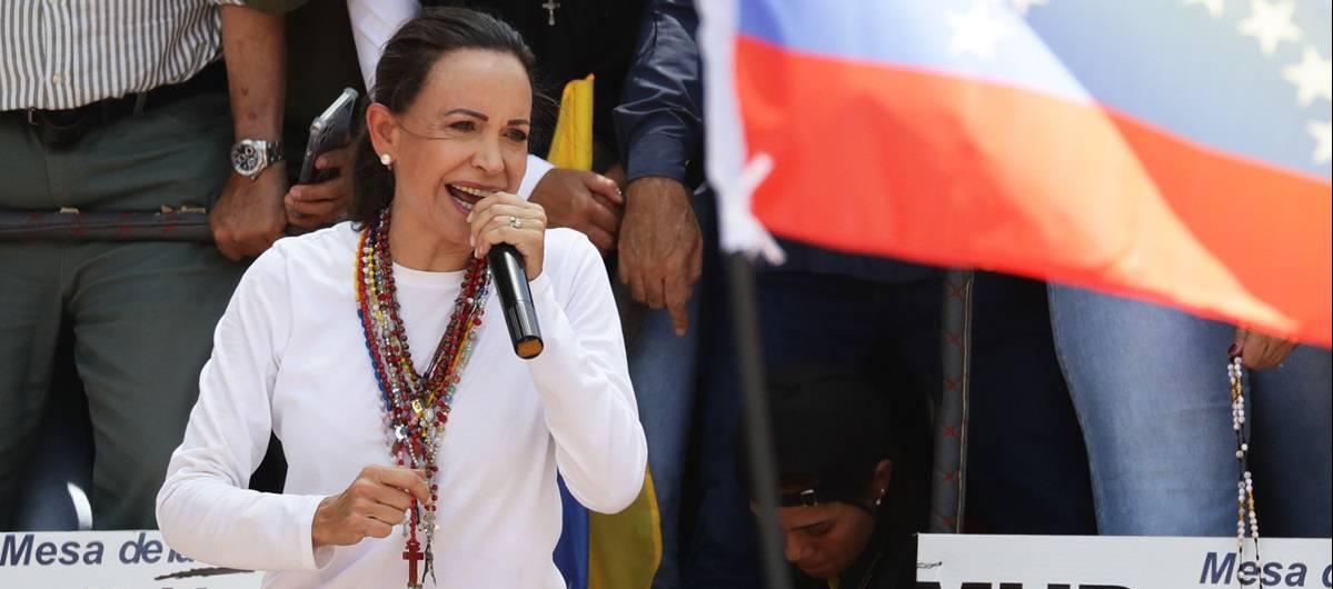 La líder opositora venezolana María Corina Machado.
