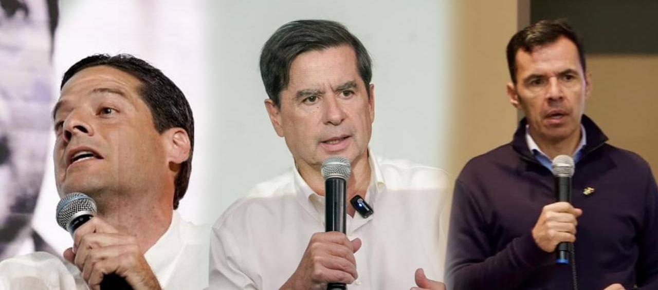 Mauricio Gómez, Juan Fernando Cristo y Guillermo Rivera.