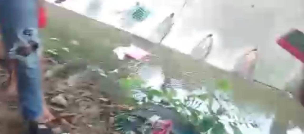 Lugar donde sucedió el crimen.