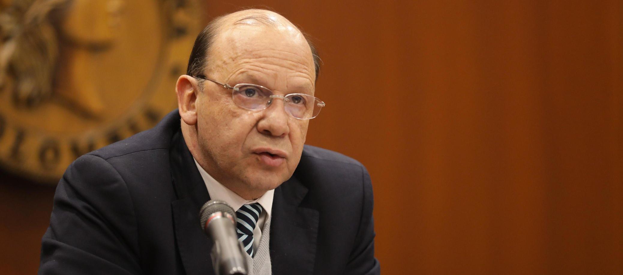 El Ministro de Hacienda, Germán Ávila.