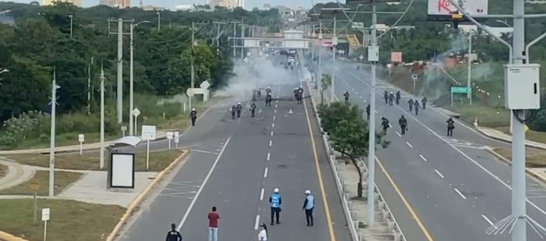 MinInterior denuncia “fuerza desproporcionada”