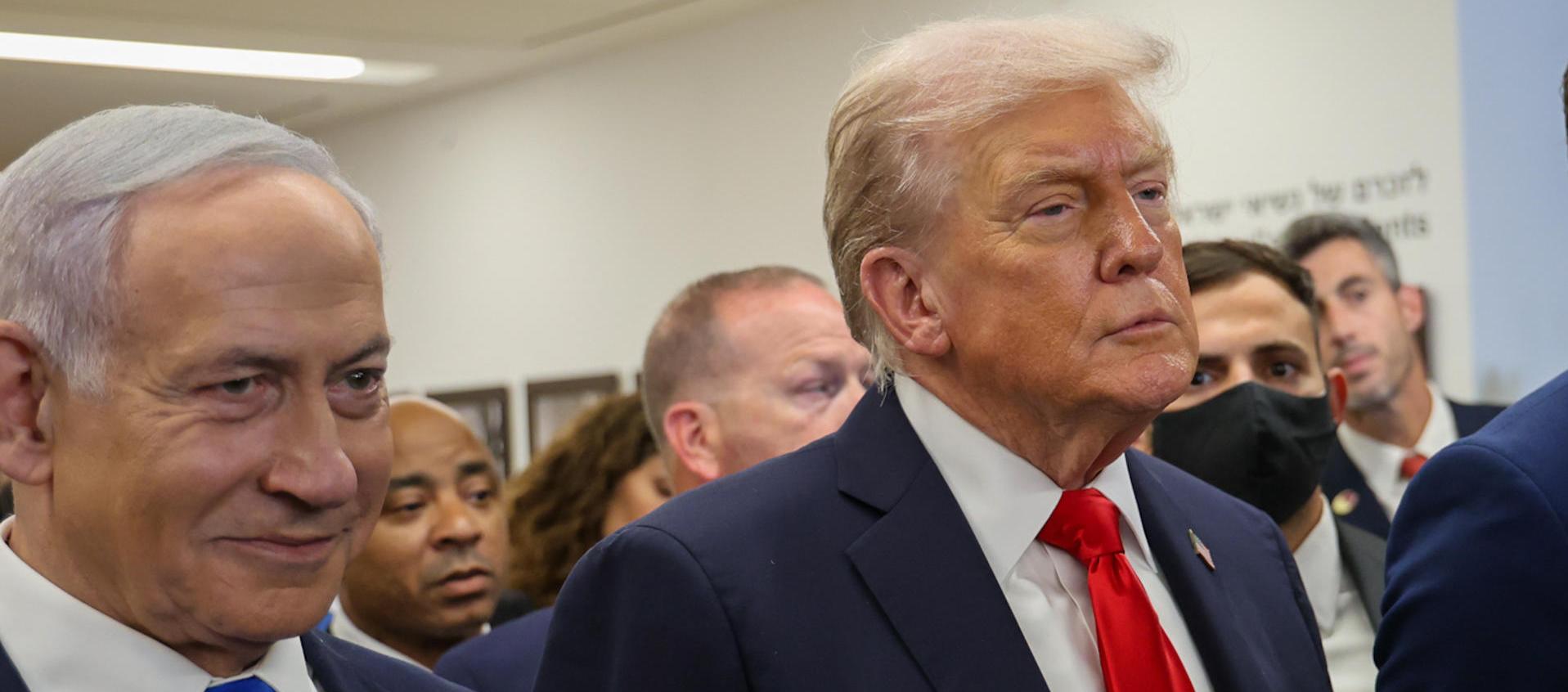 Netanyahu y Trump.