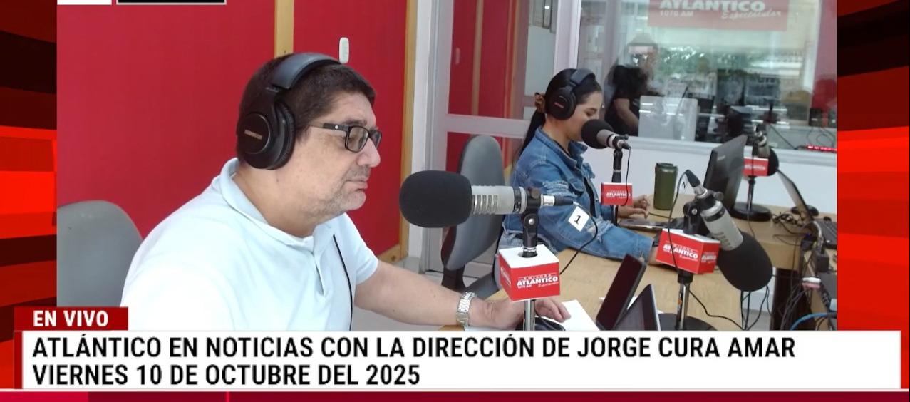 Transmisión de Atlántico en Noticias.