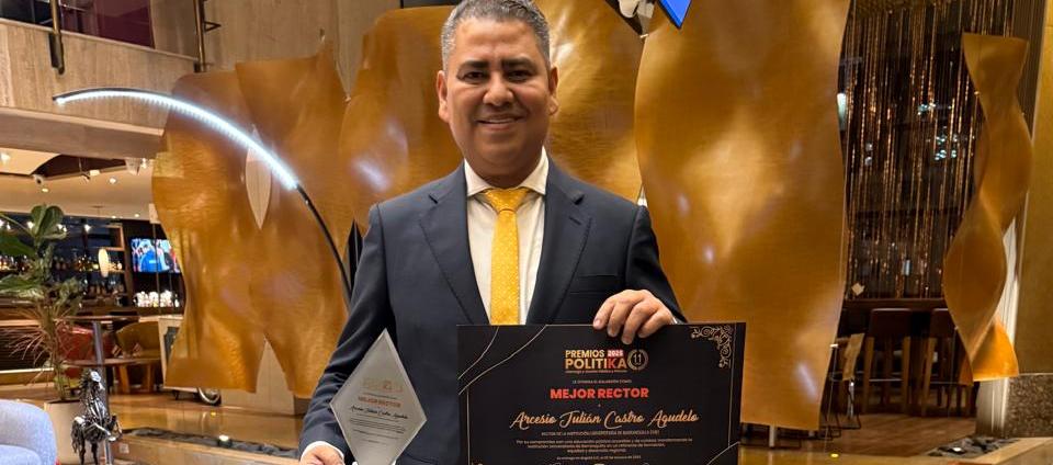 Arcesio Castro, rector de la Institución Universitaria de Barranquilla.