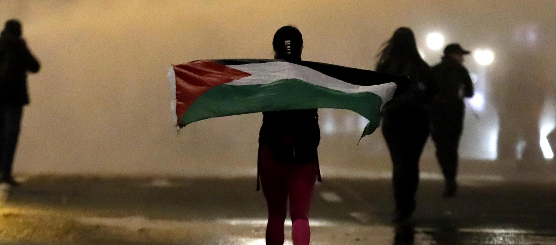 Protestas propalestina en Bogotá.